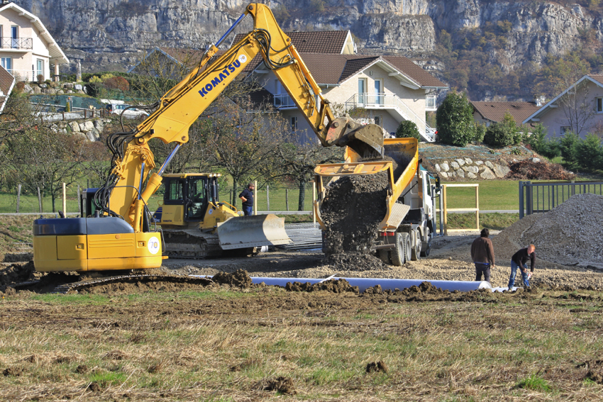 Suivi de chantier village d'entreprises Sillingy (du 7 au 20 novembre)